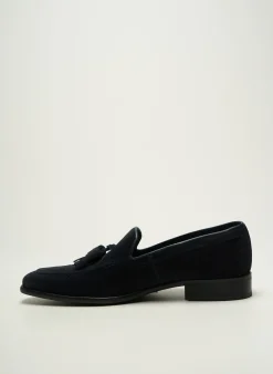 Mocassins Pierre Cardin Noir Talon Bas