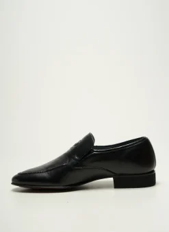 Mocassins Pierre Cardin Noir Talon Bas
