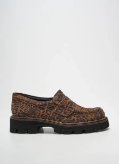 Mocassins Pons Quintana Marron Talon Plat Jusqu'à 3cm