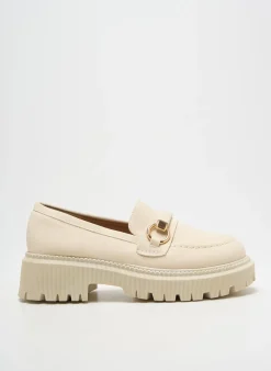 Mocassins Sergio Todzi Beige Talon De 4 À 6cm