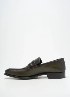 Mocassins Terracciano Vert Talon Bas