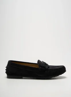 Mocassins Triver Flight Noir Talon Plat Jusqu'à 3cm