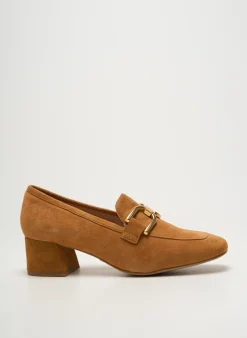Mocassins Unisa Marron Talon De 4 À 6cm