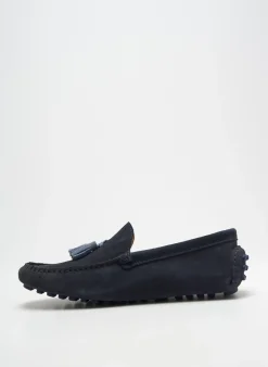 Mocassins Viaggio Bleu Bout Carré
