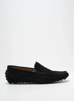 Mocassins Viaggio Noir Bout Carré