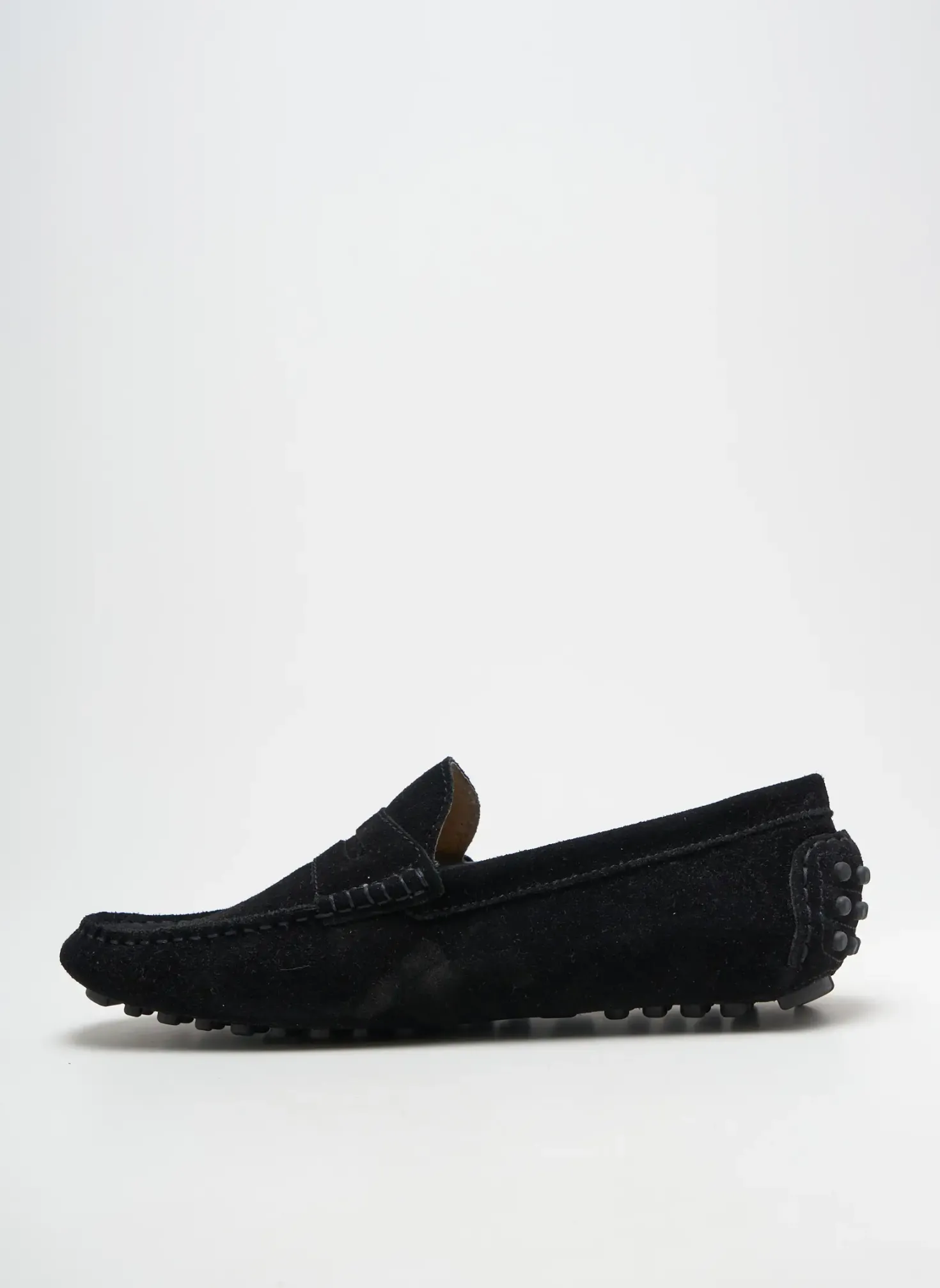 Mocassins Viaggio Noir Bout Carré