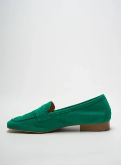 Mocassins We Do Vert Talon Plat Jusqu'à 3cm