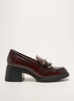 Mocassins Wonders Rouge Talon De 4 À 6cm