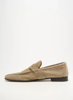 Mocassins Yves Saint Clair Beige Talon Bas
