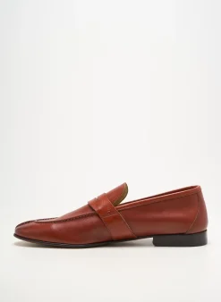 Mocassins Yves Saint Clair Marron Talon Bas