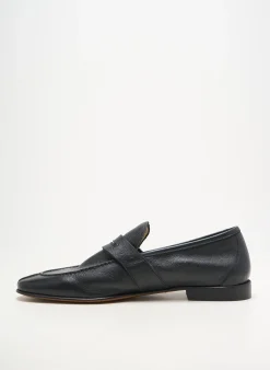 Mocassins Yves Saint Clair Noir Talon Bas
