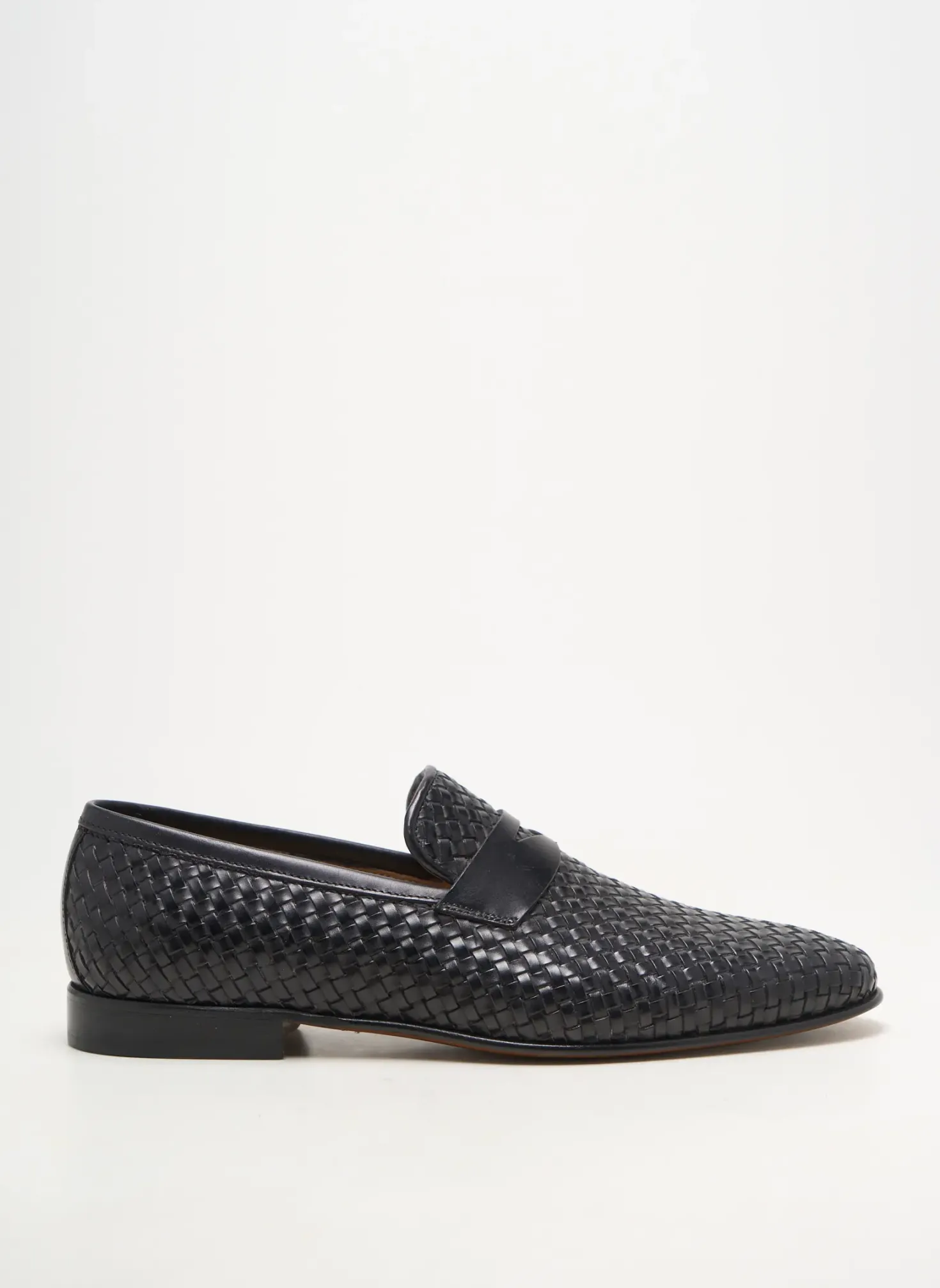 Mocassins Yves Saint Clair Noir Talon Bas