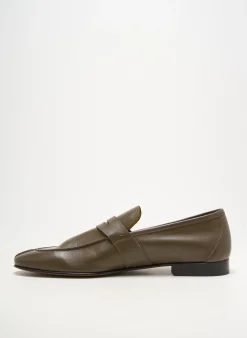 Mocassins Yves Saint Clair Vert Talon Bas