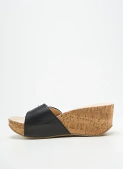 Mules/sabots Andrea Conti Noir Talon De 4 À 6cm