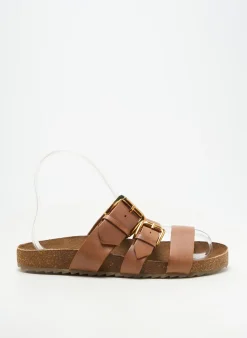 Mules/sabots Biba Marron Talon Plat Jusqu'à 3cm
