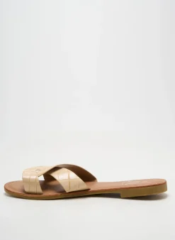 Mules/sabots Cink-me Beige Talon Plat Jusqu'à 3cm