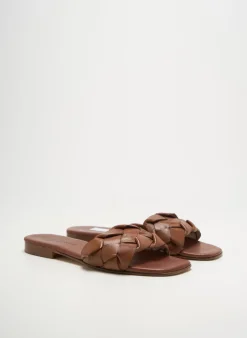 Mules/sabots Donna Lucca Marron Talon Plat Jusqu'à 3cm