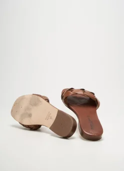 Mules/sabots Donna Lucca Marron Talon Plat Jusqu'à 3cm