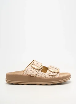 Mules/sabots Fantasy Sandals Beige Talon Plat Jusqu'à 3cm