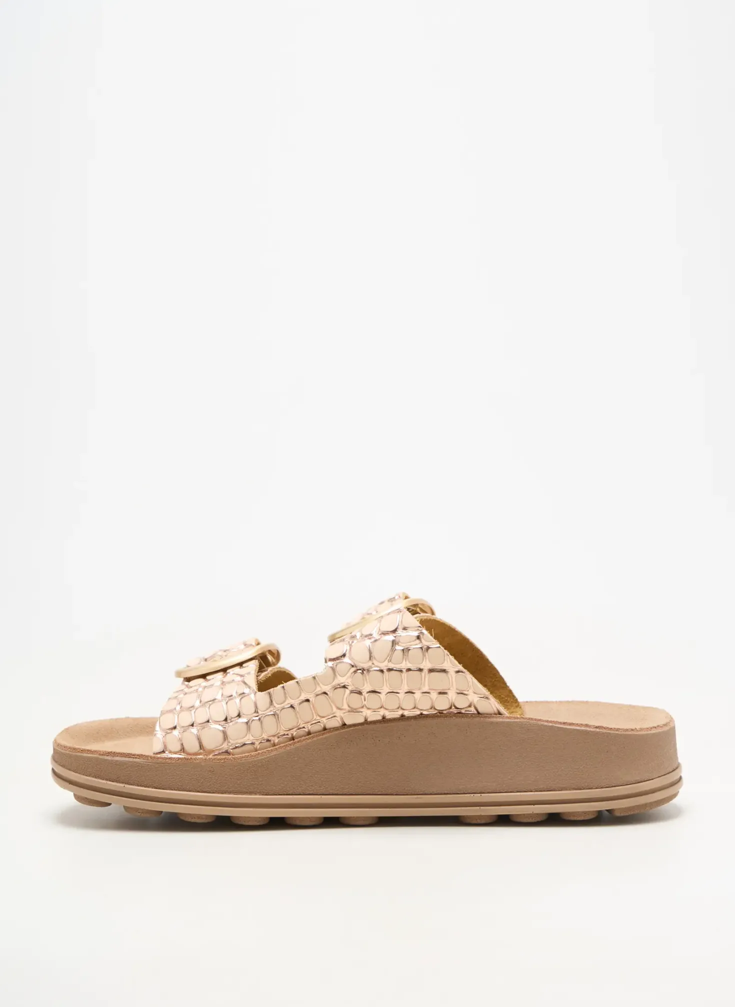 Mules/sabots Fantasy Sandals Beige Talon Plat Jusqu'à 3cm