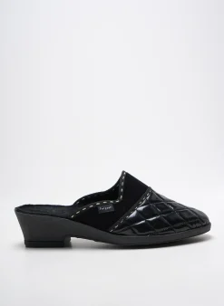 Mules/sabots Fargeot Noir Talon De 4 À 6cm