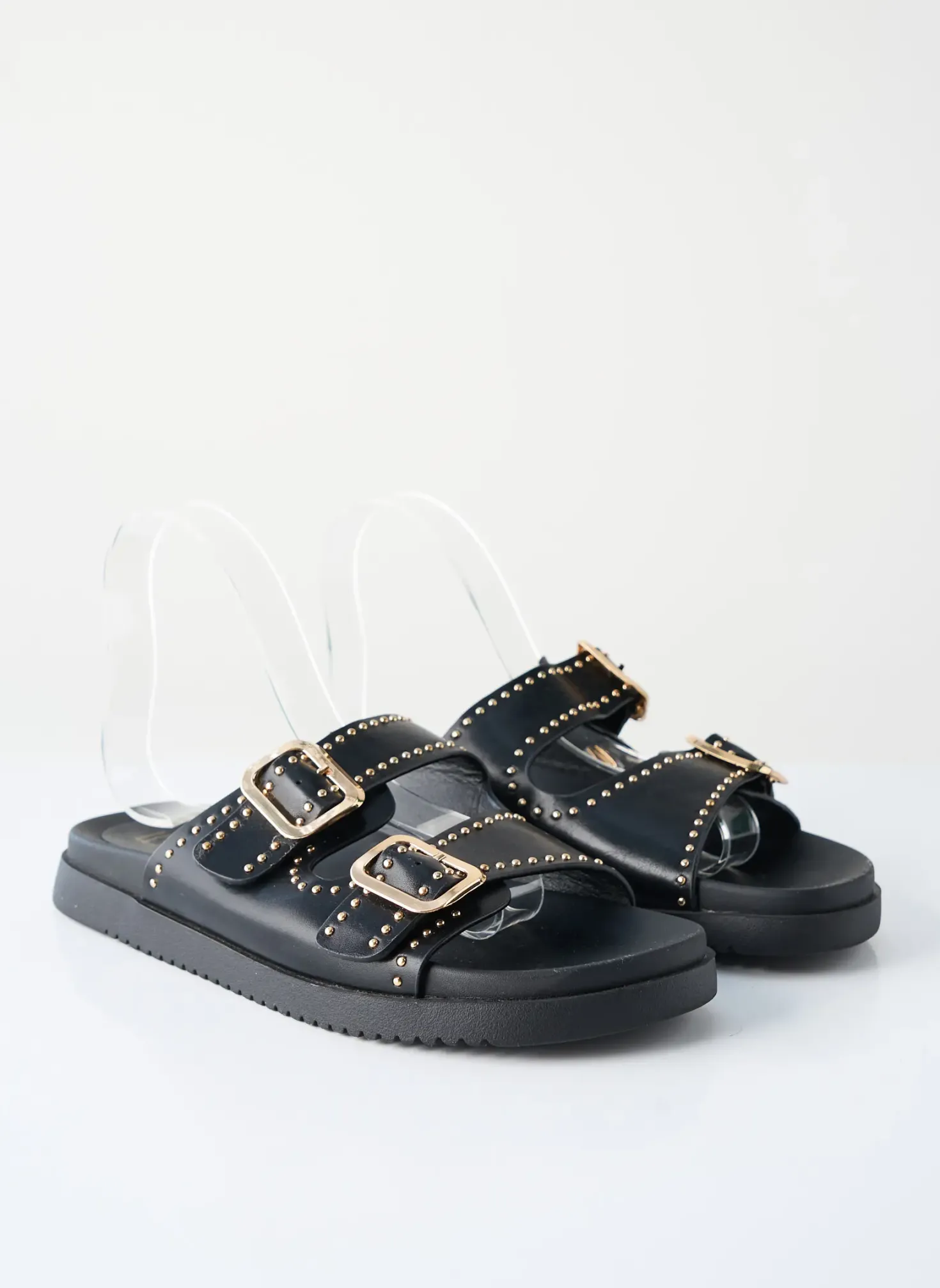 Mules/sabots Gemo Noir Talon Plat Jusqu'à 3cm