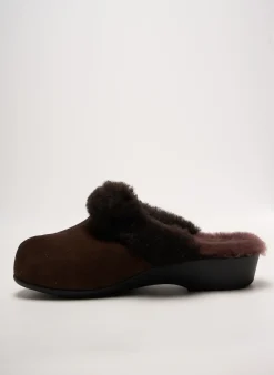 Mules/sabots Lady Marron Talon Plat Jusqu'à 3cm
