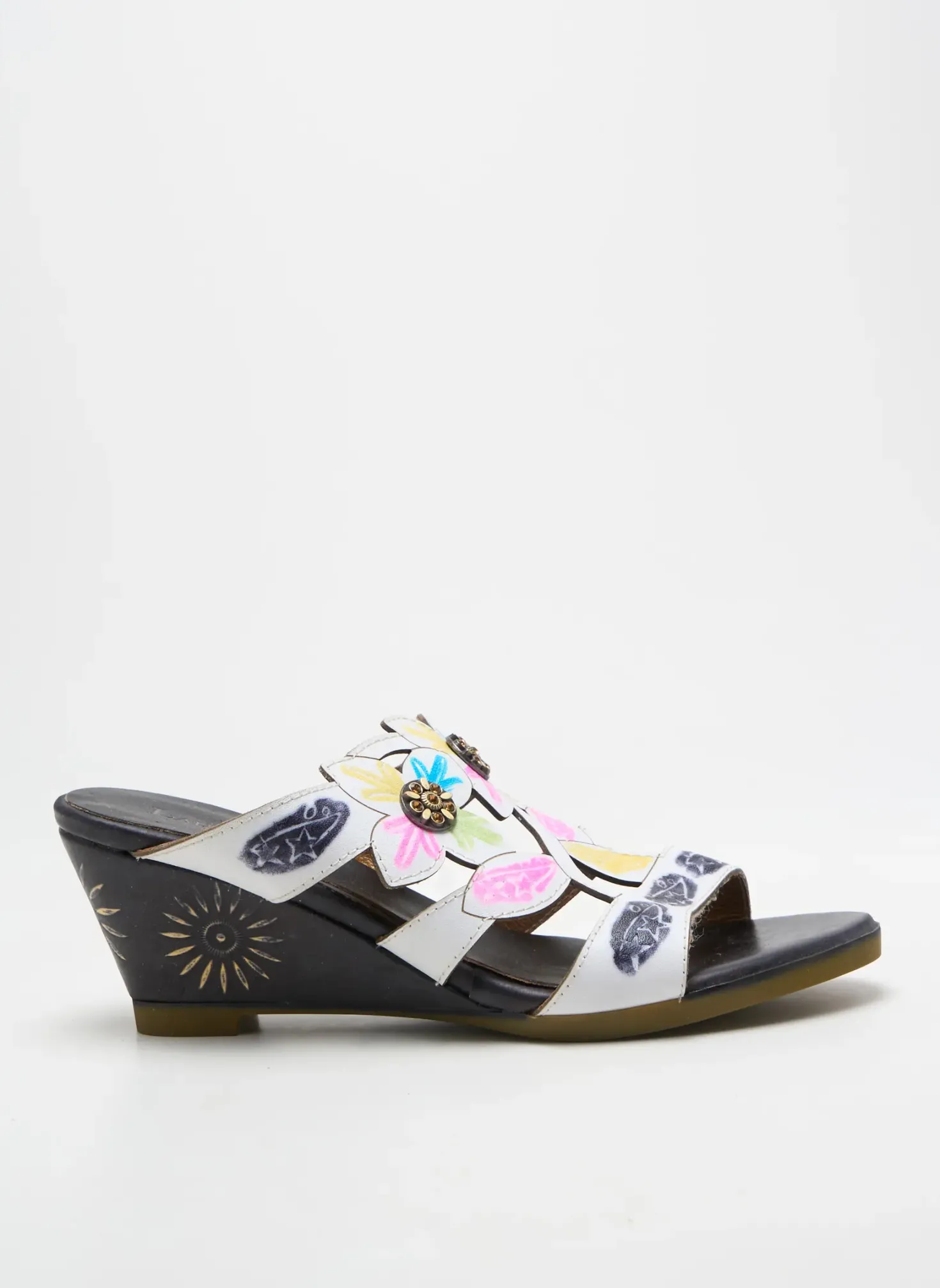 Mules/sabots Laura Vita Blanc Talon De 7 À 9cm