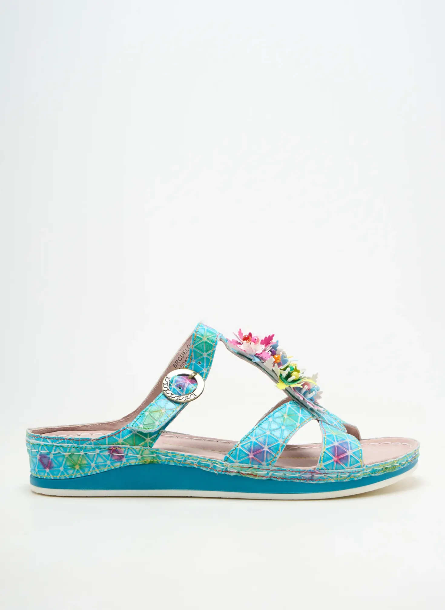 Mules/sabots Laura Vita Bleu Talon Plat Jusqu'à 3cm