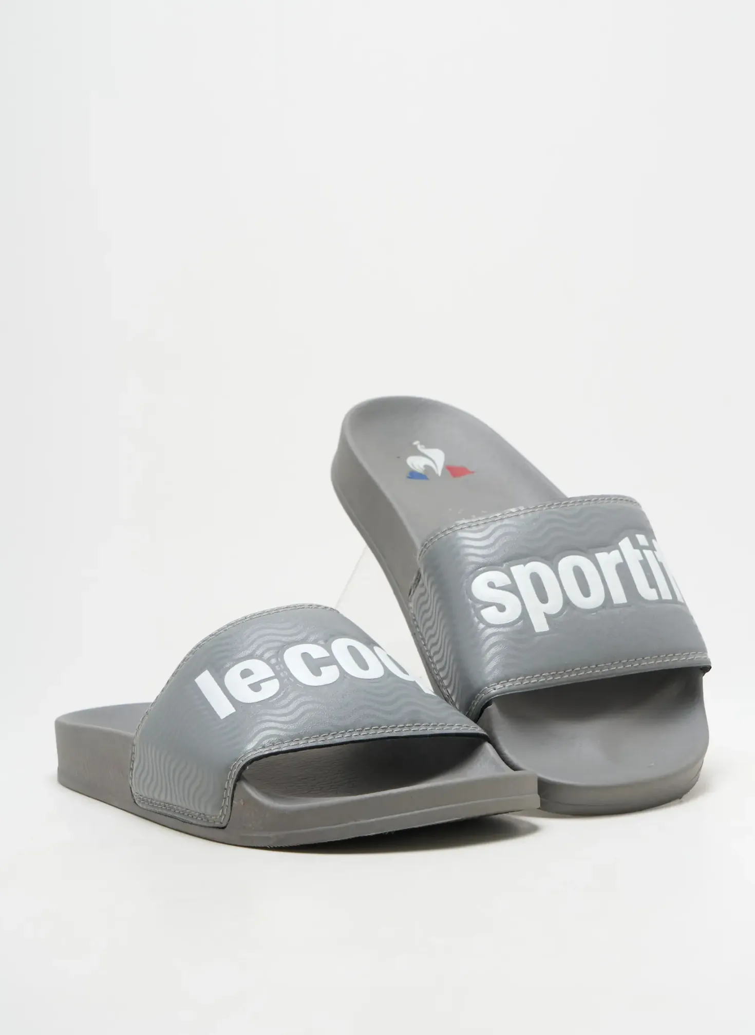 Mules/sabots Le Coq Sportif Gris Bout Ouvert