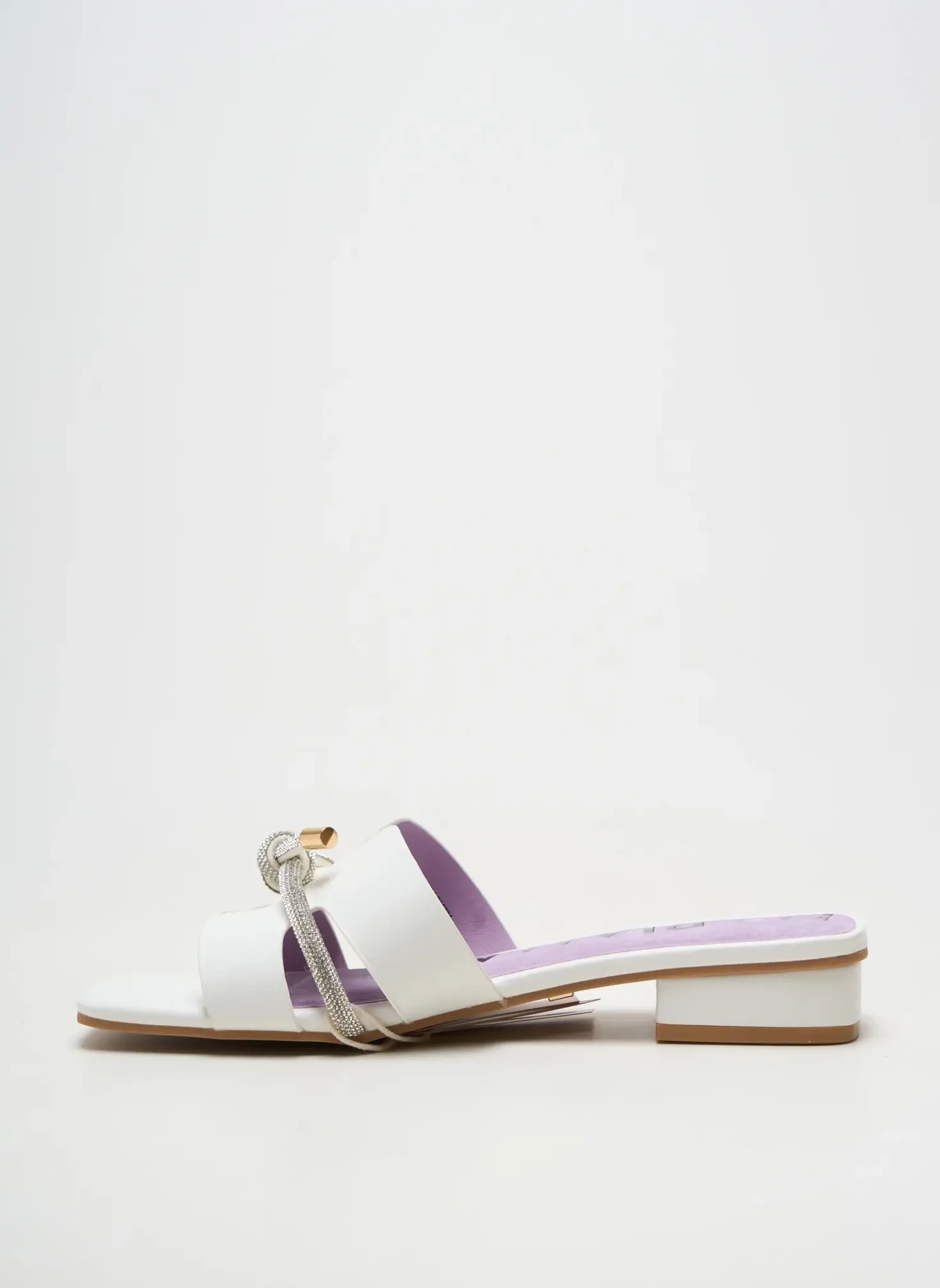 Mules/sabots Mariamare Blanc Talon Plat Jusqu'à 3cm