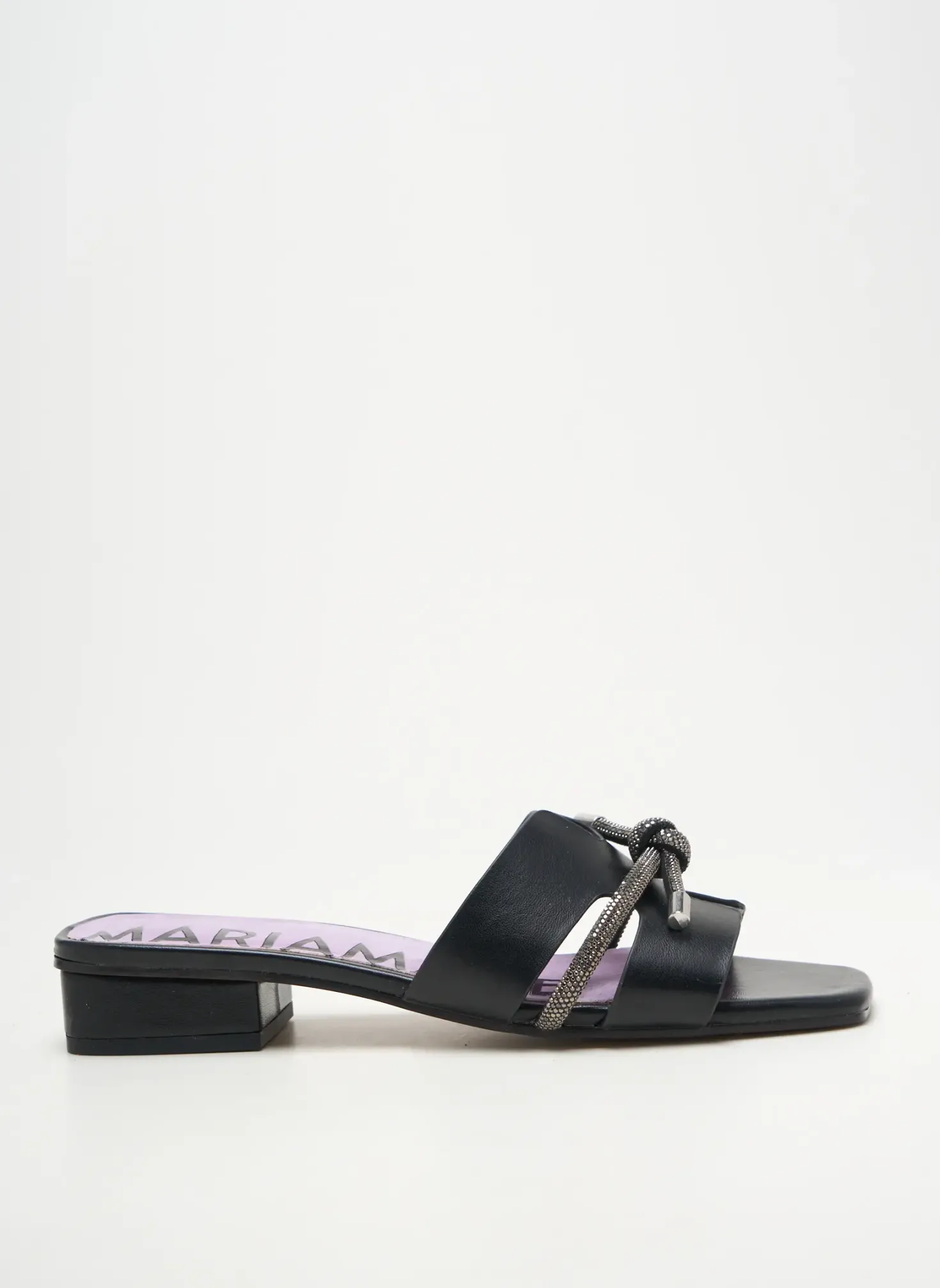 Mules/sabots Mariamare Noir Talon Plat Jusqu'à 3cm