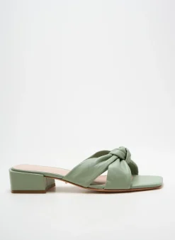 Mules/sabots Mi/mai Vert Talon Plat Jusqu'à 3cm