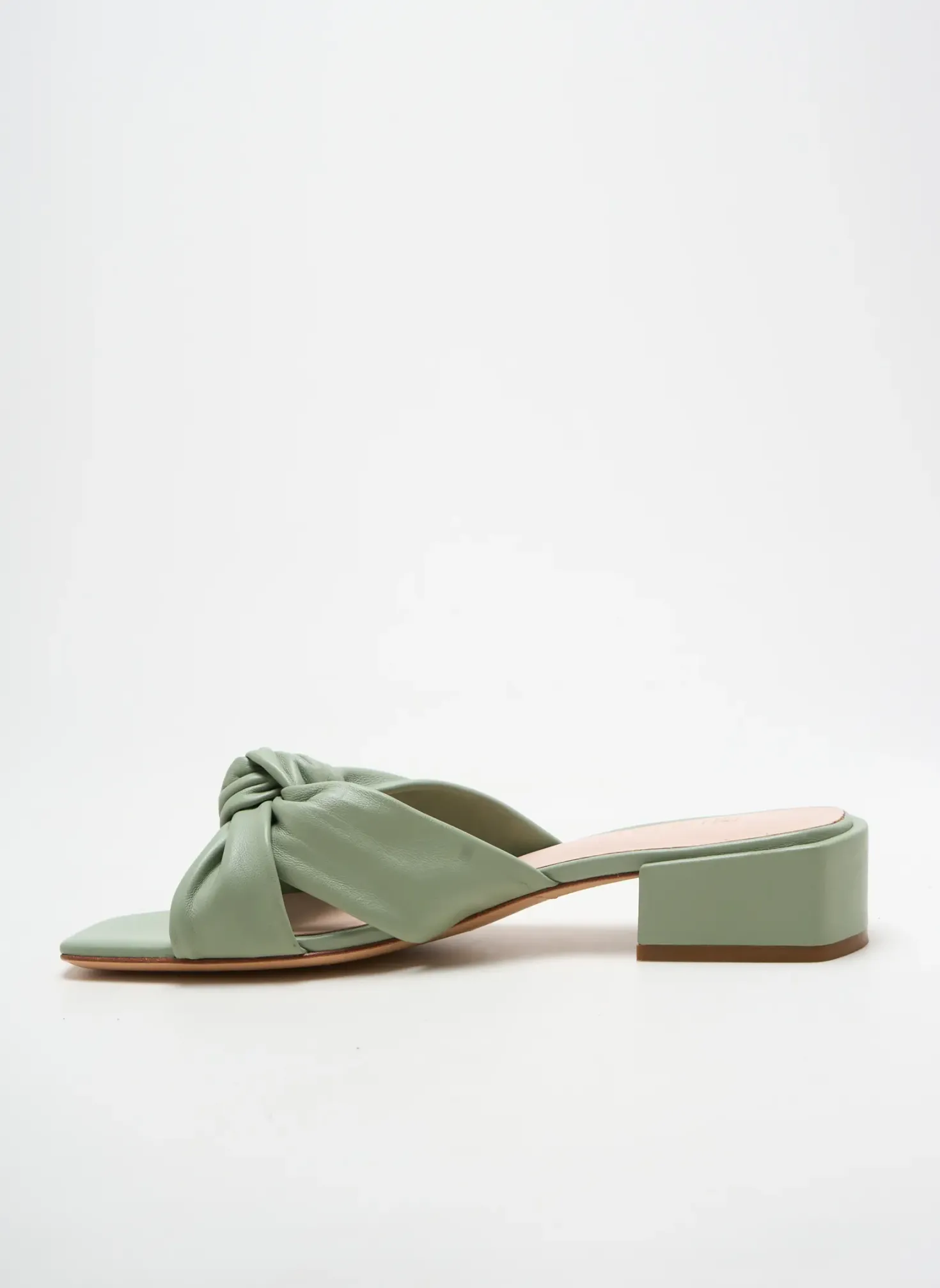 Mules/sabots Mi/mai Vert Talon Plat Jusqu'à 3cm