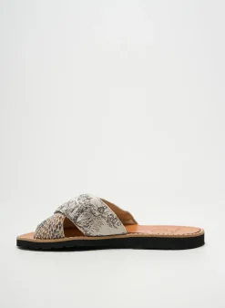 Mules/sabots Minorquines Marron Talon Plat Jusqu'à 3cm