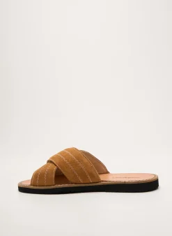 Mules/sabots Minorquines Marron Talon Plat Jusqu'à 3cm