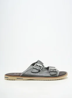 Mules/sabots Mustang Gris Bout Ouvert