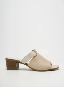 Mules/sabots Ottilia Beige Talon De 4 À 6cm