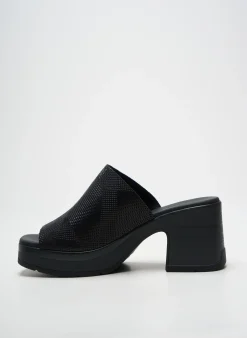 Mules/sabots Paula Urban Noir Talon De 7 À 9cm