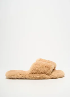 Mules/sabots Queen Beige Talon Plat Jusqu'à 3cm