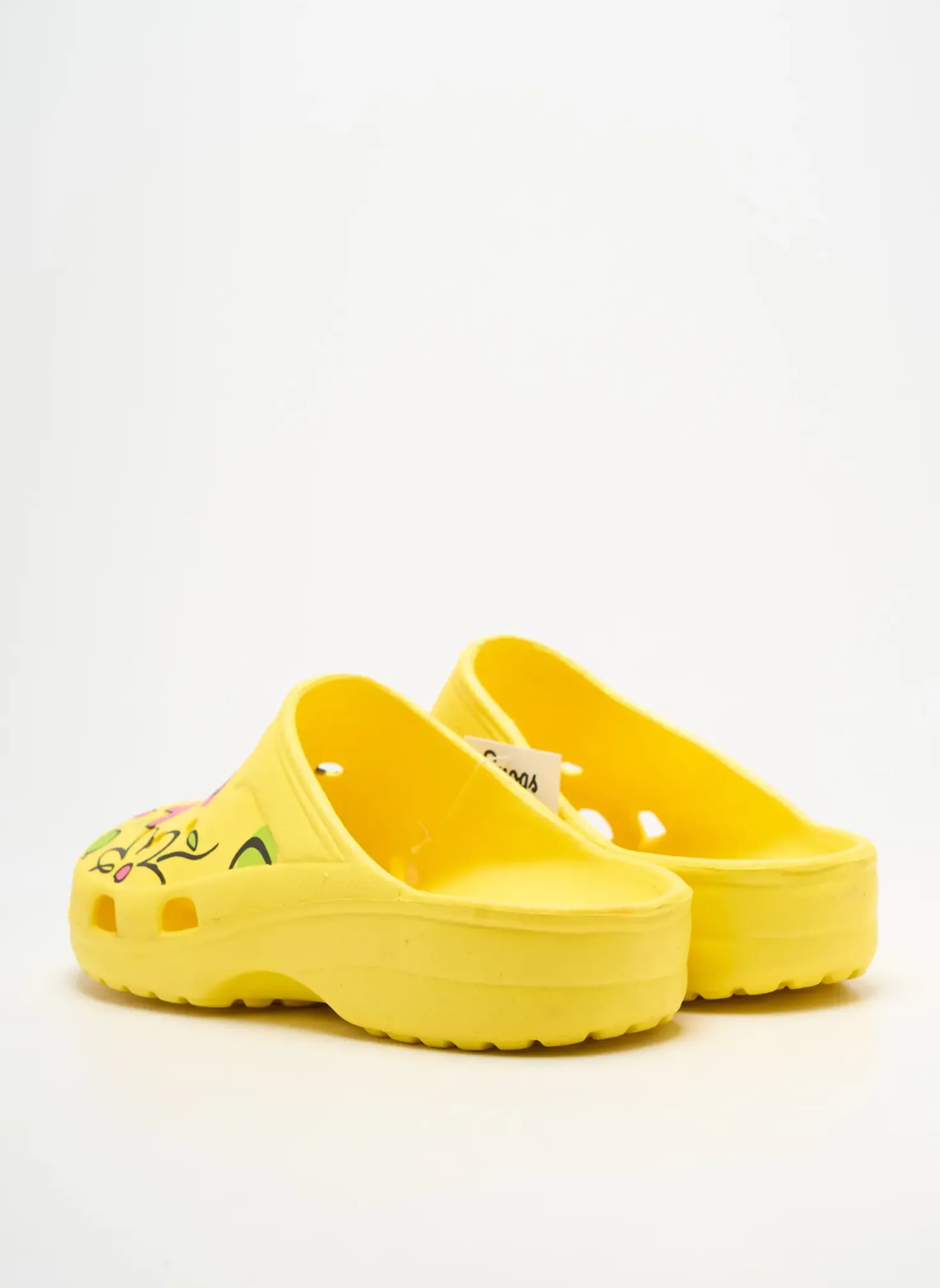 Mules/sabots Snogs Jaune Talon De 4 À 6cm