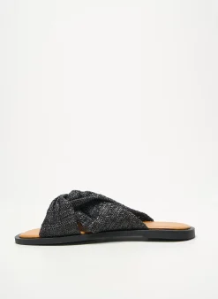 Mules/sabots Vanessa Wu Noir Talon Plat Jusqu'à 3cm