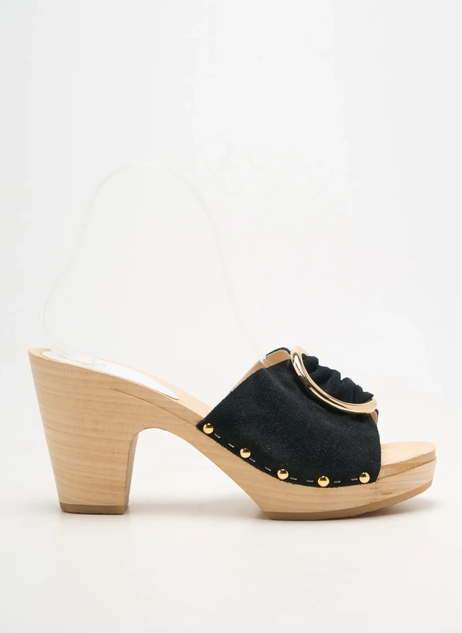 Mules/sabots Youyou Noir Talon De 4 À 6cm
