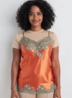 Nuisette/combinette Marjolaine Orange