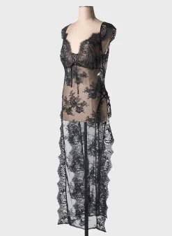 Nuisette/combinette Marjolaine Noir