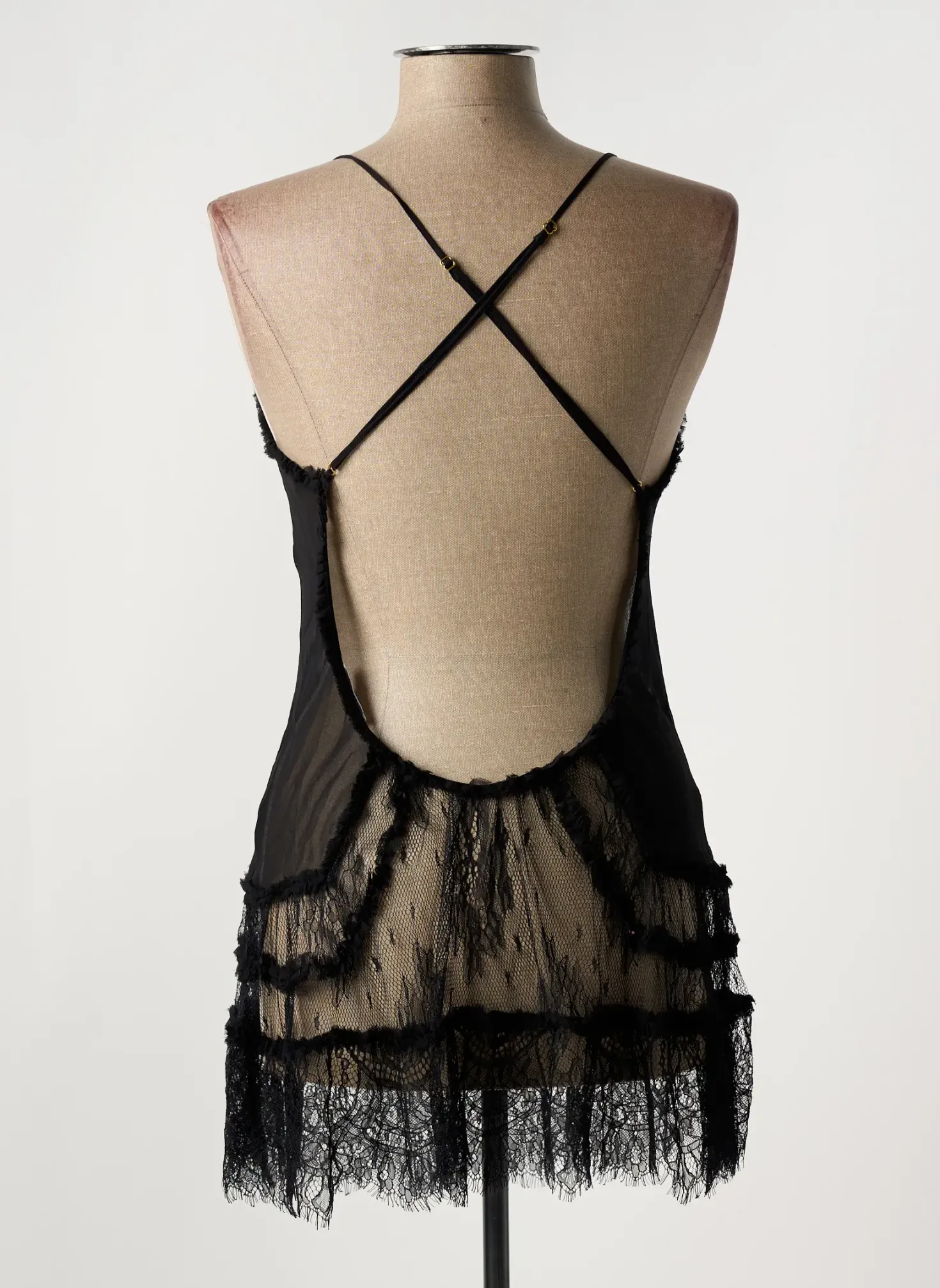 Nuisette/combinette Marjolaine Noir