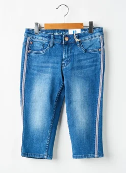 Pantacourt Garcia Bleu Taille Ajustable