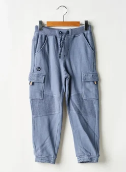 Pantalon Cargo Boboli Bleu Taille Élastique