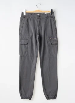 Pantalon Cargo Garcia Gris Taille Ajustable