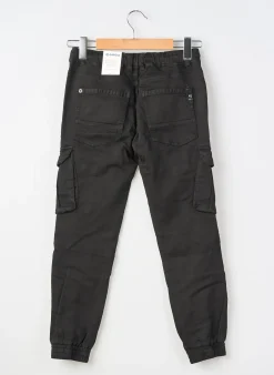 Pantalon Cargo Garcia Noir Taille Élastique